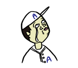 We are members of baseball club! sticker #11082749