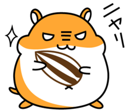 Chubbiness, ham ham.(Syrian hamster) sticker #11083108