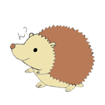 prechan hedgehog sticker #11083553