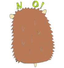 prechan hedgehog sticker #11083554