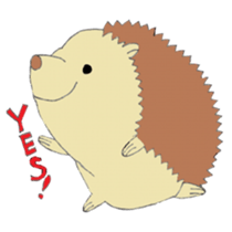 prechan hedgehog sticker #11083555