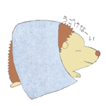 prechan hedgehog sticker #11083556