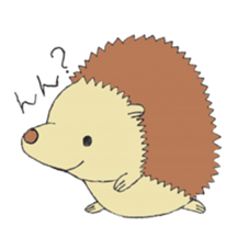 prechan hedgehog sticker #11083557