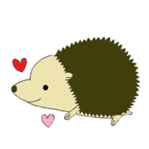 prechan hedgehog sticker #11083560
