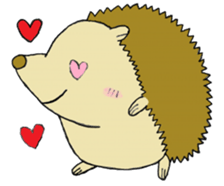 prechan hedgehog sticker #11083561