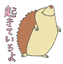 prechan hedgehog sticker #11083569