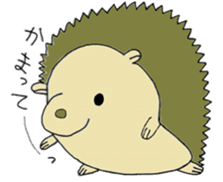 prechan hedgehog sticker #11083570