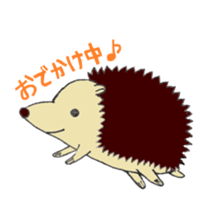 prechan hedgehog sticker #11083576