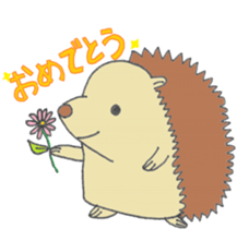 prechan hedgehog sticker #11083581