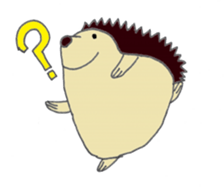 prechan hedgehog sticker #11083589