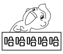 Funny Dialog,-easy talk. sticker #11083611