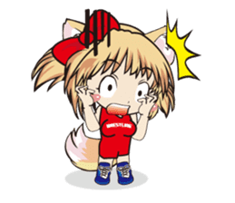 a fox "Konchan" (Wrestling Ver.2) sticker #11083722