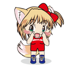 a fox "Konchan" (Wrestling Ver.2) sticker #11083726