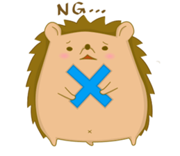 Sticker of Hedgehogs sticker #11083991