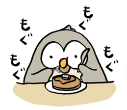 Daily life of owl 2 sticker #11084135