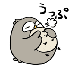 Daily life of owl 2 sticker #11084136