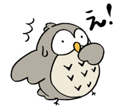 Daily life of owl 2 sticker #11084147