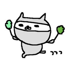 Ninjya cat stickers! sticker #11084561