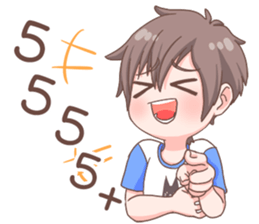 Thanwa Cute Boy sticker #11086205