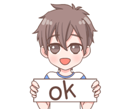 Thanwa Cute Boy sticker #11086230