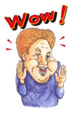 Plump old man sticker #11086278