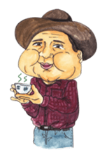 Plump old man sticker #11086301