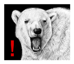 White bear 1 sticker #11086391