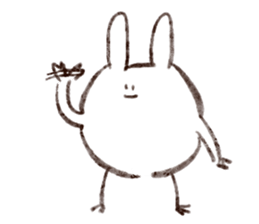 Rabbit multiples rapidly sticker #11086677