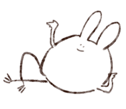 Rabbit multiples rapidly sticker #11086679