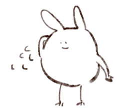 Rabbit multiples rapidly sticker #11086684