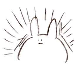 Rabbit multiples rapidly sticker #11086687