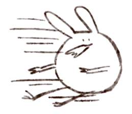 Rabbit multiples rapidly sticker #11086699