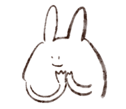 Rabbit multiples rapidly sticker #11086700