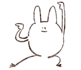 Rabbit multiples rapidly sticker #11086705