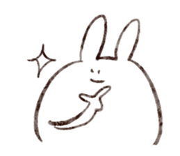 Rabbit multiples rapidly sticker #11086707