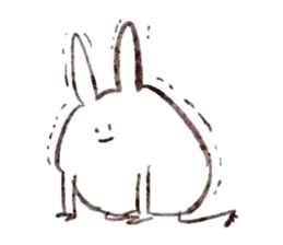 Rabbit multiples rapidly sticker #11086709