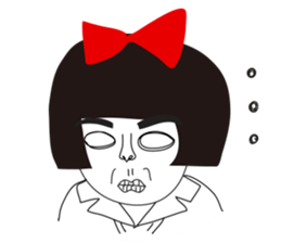 Naughty NANAKO - GO 2 work !!!! sticker #11087667