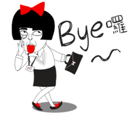 Naughty NANAKO - GO 2 work !!!! sticker #11087671