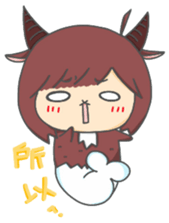 Capricorn-Goat Yu sticker #11088390