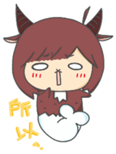 Capricorn-Goat Yu sticker #11088390