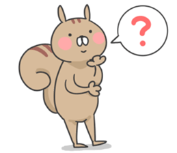 Almond of the squirrel(LOVE ver.) sticker #11089092