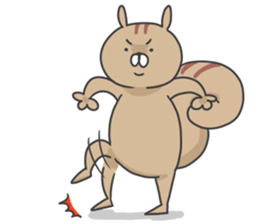 Almond of the squirrel(LOVE ver.) sticker #11089095