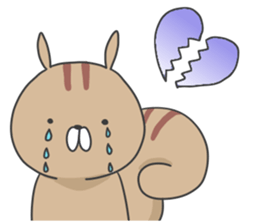 Almond of the squirrel(LOVE ver.) sticker #11089096