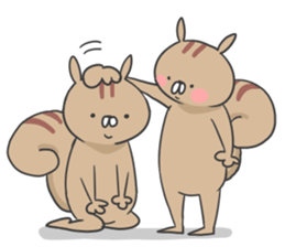 Almond of the squirrel(LOVE ver.) sticker #11089099