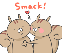 Almond of the squirrel(LOVE ver.) sticker #11089103