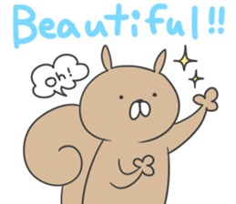 Almond of the squirrel(LOVE ver.) sticker #11089105