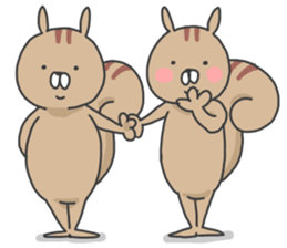 Almond of the squirrel(LOVE ver.) sticker #11089109