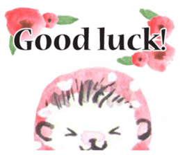 Hedgehogs of the mushroom forest2 sticker #11089253