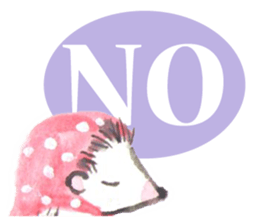 Hedgehogs of the mushroom forest2 sticker #11089270