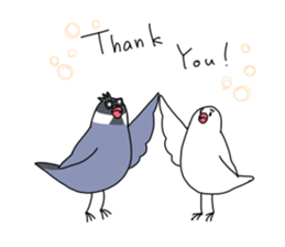 Paddybird couple sticker #11089608